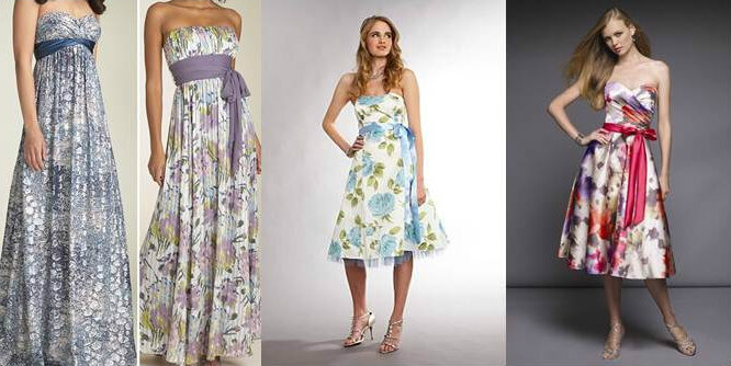 Floral Frocks for the Bridesmaids | Merrily Wed Event Design - Merrily ...