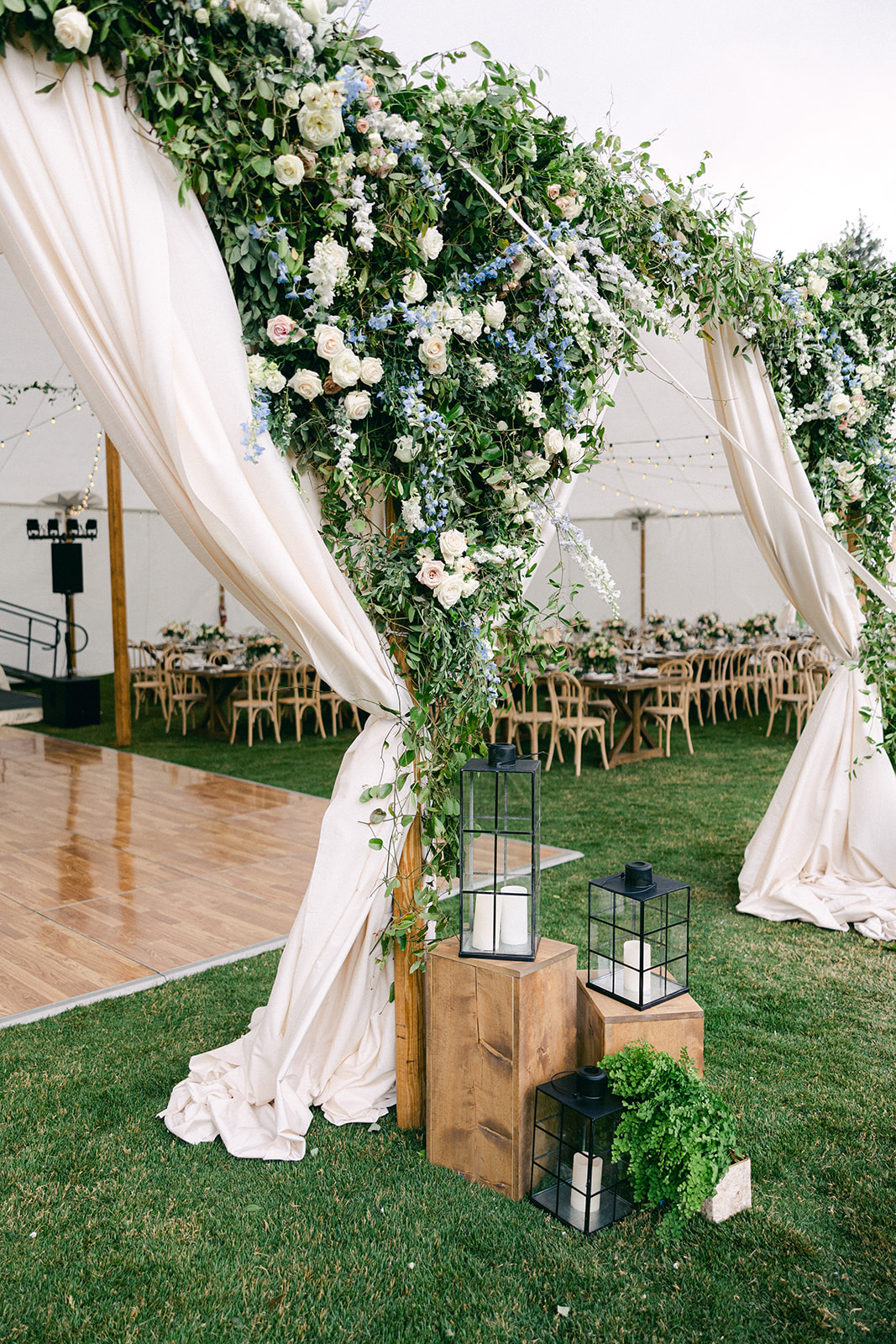 Tahoe Luxury Wedding Planner Luxury Tent designed by Tahoe Wedding Planner